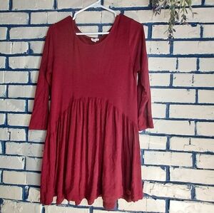 Yelete burgundy tunic